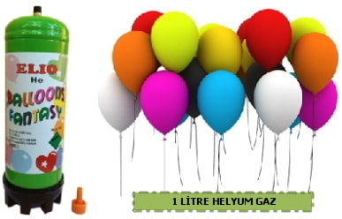 1 Litre Helyum Gazı Tüpü