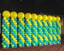 Sütun balon süslemesi